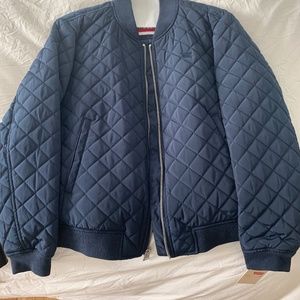 Levis Diamond Quilted Bomber Jacket